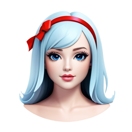 3D cute beauty icon - icon | sticker