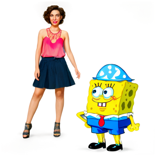 SpongeBob SquarePants fashion show - icon | sticker