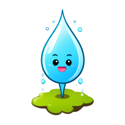 water spray, spraing, cartoon - icon | sticker