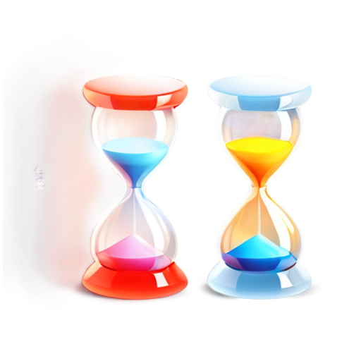 Icon idea: An hourglass or a clock icon for game - icon | sticker