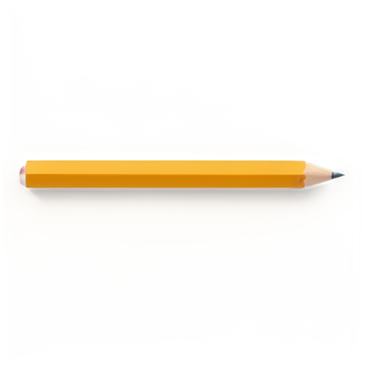 Multiple pencils lying flat on the table - icon | sticker