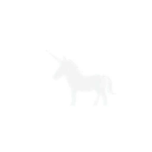 A minimalist logo for the post-hardcore group "Like the Unicorn". The letter "U" in "Unicorn" is replaced with a unicorn symbol. Theunicornsymbol is made of two intertwined curves. The text "Like the Unicorn" is written in bold, sans-serif font below the unicorn symbol. The overall design is in shades of pink and blue. - icon | sticker