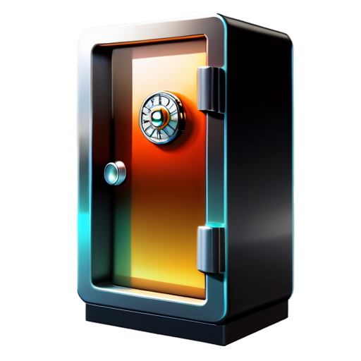 bank vault safe - icon | sticker