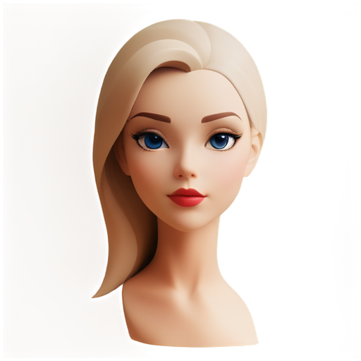 3D cute beauty icon - icon | sticker