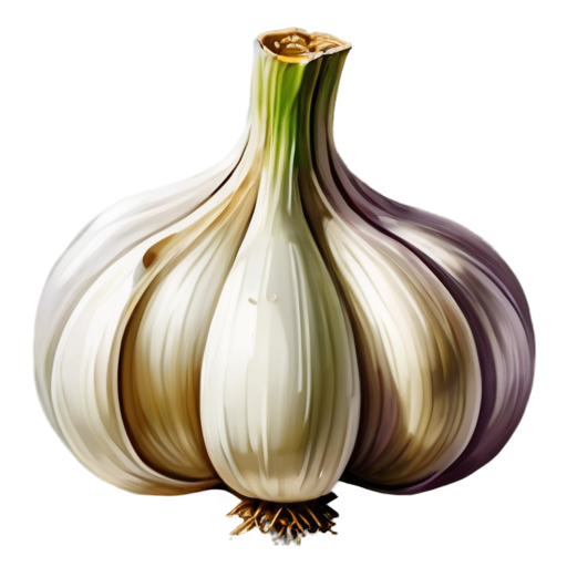 medieval garlic, paint style - icon | sticker